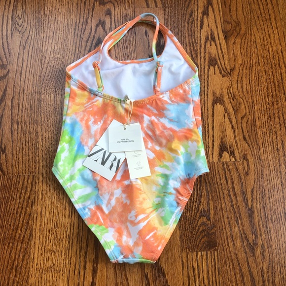 NEW Zara Tie Dye Swimsuit - Picture 3 of 6
